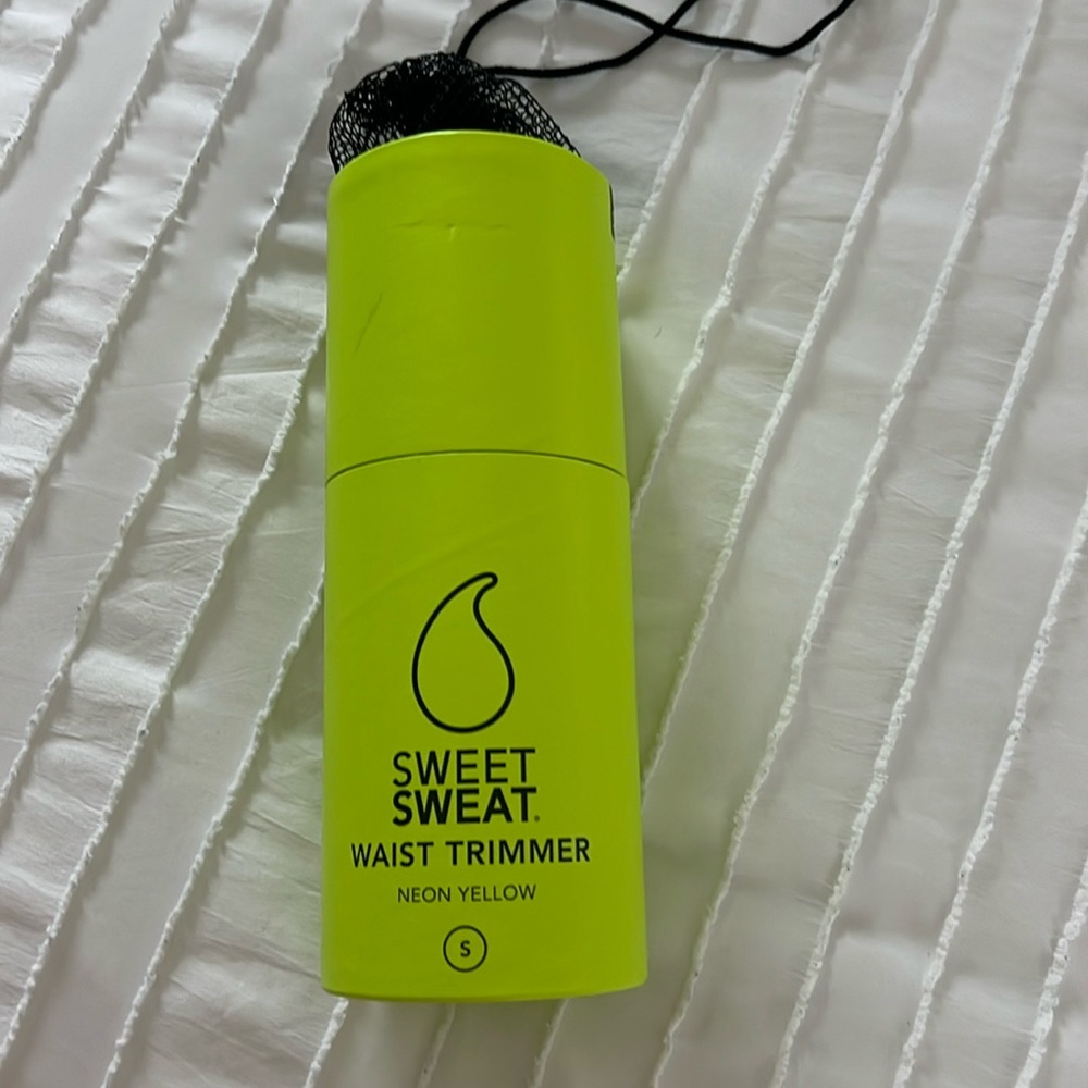 Sweet Sweat Waist Trainer, Neon Green, Size Small.